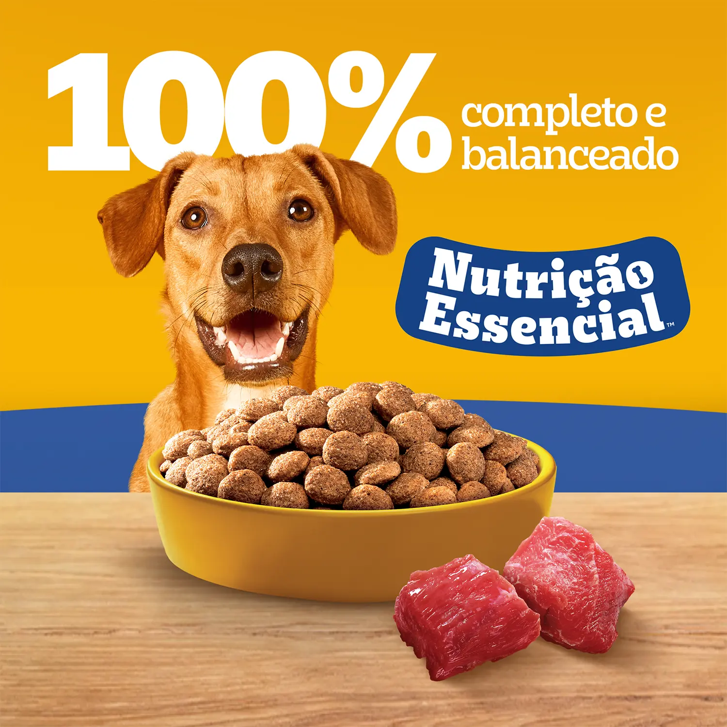 Ração Pedigree Nutri Essencial Cães Adultos Carne